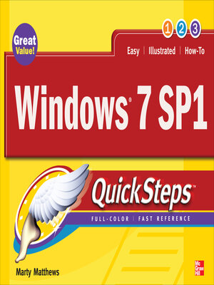 cover image of Windows 7 SP1 QuickSteps